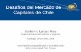 Desafíos del Mercado de Capitales de Chile - cmfchile.cl · • Enfrentar desafíos de la masificación • Completar mercados ... Mercado de Capitales ... 3.5% 4.0% 4.5%