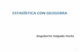 ESTADÍSTICA CON GEOGEBRA - BIENVENIDO A LA … lineal/Estadistica Geogebra.pdf · Estadística descriptiva 1. ... no sirve para detectar los valores atípicos. 11 3. Parte de un