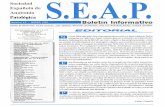 Comité de Redacción: Carl~s Gamallo, José Palacios ... · Desde que se comenzó la edición del Boletín Informativo de la SEAP, un único objetivo ha estado presente: crear ...