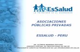 ASOCIACIONES PBLICAS PRIVADAS ESSALUD - .essalud - peru. antecedentes institucionales - situacion