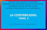 REPÚBLICA BOLIVARIANA DE VENEZUELA.. … · REPÚBLICA BOLIVARIANA DE VENEZUELA.. MINISTERIO DEL PODER POPULAR PARA LA EDUCACIÓN. UNIVERSIDAD RAFAEL BELLOSO CHACÍN. ... •Ejemplos