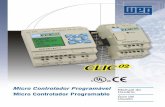 Micro Controlador Programável Micro Controlador … · La energización del sistema debe ser hecha por un técnico con conocimientos en eléctrica y ... Por favor instalar protecciones