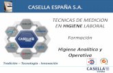 TECNICAS DE MEDICION EN HIGIENE LABORAL …casella-es.com/wp-content/uploads/2015/02/4-Higiene-de-Analitica-y... · subproductos, o productos acabados de la industria. Prevención