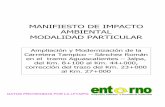 MANIFIESTO DE IMPACTO AMBIENTAL …sinat.semarnat.gob.mx/dgiraDocs/documentos/ags/estudios/2006/01AG... · índices de accidentes, se plantea la construcción de un nuevo trazo del
