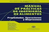 ISBN 978-958-725-016-9 P eraciones MANUAL - … · Programa de Ingeniería de Alimentos MANUAL DE PRÁCTICAS DE INGENIERÍA DE ALIMENTOS propiedades, operaciones y bioprocesos ISBN