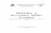 Medidasy AccionesREDD+ Ecuador - info.undp.org · Tabla 15. ZPHD Esmeralda Norte y Pie de Monte Costa Norte g" Incentivos ... ampliación de áreas para ganadería extensiva, la acción
