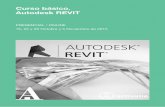 Curso básico. Autodesk REVIT - activatie.org Autodesk REVIT Presentación La Plataforma activatie a través del Colegio de Aparejadores de Murcia, ha preparado ... trabajos profesionales.