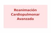 Reanimación Cardiopulmonar Avanzadasimulacionymedicina.es/wp-content/uploads/2013/01/Reanimación... · Proporcionar una visión general sobre el Soporte Vital Avanzado. ... Choque