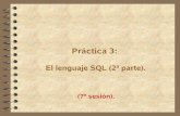 Tema I: Introducción a las bases de datos.users.dsic.upv.es/~jllabres/doc/prac3-7.pdf · Práctica 4. Estudio del SGBD ORACLE. Programa de prácticas: El lenguaje SQL. •estudio