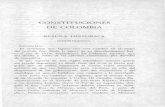 CONSTITUCIONES DE COLOMBIA±a_historica.pdf · CONSTITUCIONES DE COLOMBIA ... era dueño y señor de las colonias americanas por derecho ... entrega de sus bravos caudillos bajo la