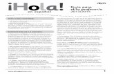 Guía para el/la profesor/a en español 2013/2014 · Escucha la canción de las páginas 2 y 3 de la revista. Completa la canción con las palabras ... 4 A Renata, no le ..... la