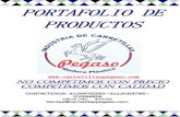 PORTAFOLIO DE PRODUCTOS - Industrias de Carretillas …carretillaspegaso.com/PORTAFOLIO_2014.pdf · INDUSTRIAS DE CARRETILLAS PEGASO Página 19 Estiba inyectada de 60x60 capacidad