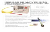 MEDIDOR DE ALTA TENSIÓN - amperis.com · interruptores de vacío o cualquier dispositivo de aislamiento. Todos disponen de una función de protección frente a sobrecorrientes. Totalmente