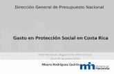 Gasto en Protección Social en Costa Rica - cepal.org · Gasto en Protección Social en Costa Rica Mayra Rodríguez Quirós XX1V Seminario Regional de Política Fiscal 23 al 26 de