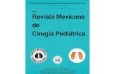nueva Revista Mexicana de Cirugía Pediátrica · organo oficial del colegio y sociedad mexicanos de cirugÍa pediÁtrica consejo mexicano de cirugÍa pediÁtrica año xviii vol.
