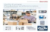 Productos preferenciales Catálogo de productos … · 2018-08-28 · f Reducción de inventarios gracias a plazos de entrega ... cualquier punto de Europa, teniendo siempre en cuenta