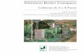 Johnston Boiler Company · Calderas Modelo PFT ... permite una corriente vertical de agua arri-ba del fogón. El movimiento del agua más fría fluye a los extremos de la caldera,