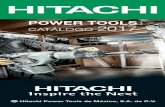 Grupo Hitachi Koki, Alta calidad en todo el mundo · 2018-03-14 · utiliza para la elaboración previa de sus componentes a ta tecnología como los l ... Sin remplazo de partes (carbones,