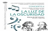 CONCIERTO 4€¦ · cuatro movimientos, llevándola a su esplendor, en tanto que Beethoven expandiría sus ... La escogida para este concierto, la nº 2, en La .