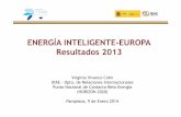 ENERGÍA INTELIGENTE-EUROPA Resultados 2013a_inteligente.pdf · ENERGÍA INTELIGENTE-EUROPA Resultados 2013 Virginia Vivanco Cohn IDAE –Dpto. de Relaciones Internacionales Punto