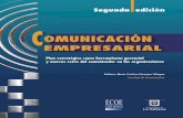 C OMUNICACI“N EMPRESARIAL Plan estrat©gico como herramienta gerencial y nuevos retos del comunicador