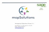 Management Operations Process, S. L.mopsolutions.com/wp-content/uploads/2016/01/Presentación-mop... · Gestión automática de barridos Centralización, optimización y equilibrado