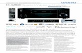LANZAMIENTO DE NUEVOS PRODUCTOS EN 2015 … · El TX-RZ800 agrega emoción sonora pura a lo último en entretenimiento UltraHD. ... • Tecnología de circuito de limpieza de fluctuaciones