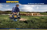 Productos para el trabajo - irwin.com · Cinturón de 2” en cuero curtido 4031025 Portaherramientas de cuero tratado al aceite para el electricista 4031007 Delantal de gamuza con