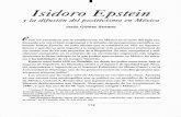 Isidoro Rpstein - aleph.org.mx€¦ · bresale Isidoro Epstein, un judío alemán que se estableció en 1851 en Aguasca- lientes y que dio un gran impulso a la incipiente vida académica