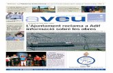 EsTACió dE CAN sANT joAN L’Ajuntament reclama a … Veu 342 web.pdf · L’alcalde expressa el seu malestar perquè el projecte adjudicat no incorpora les propostes municipals.