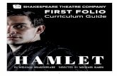HAMLET GUIA DE ESTUDIOS - shakespearetheatre.org · Horatio le cuenta a Hamlet del fantasma de su padre, él decide ir con ellos esa noche. Laertes, hijo del consejero del rey Polonio,