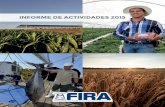 INFORME DE ACTIVIDADES 2015 - fira.gob.mx · En línea con el Programa Institucional 2013-2018, en 2015 FIRA instrumentó programas ... carne de bovino se situó en 1.9 millones de