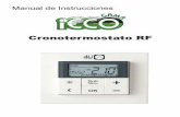 Cronotermostato RF - Ahorro en calefacción con … · Guarde estas instrucciones para una posible consulta en el futuro. ... 14 12. Temperatura Eco ... Joy System 55, Standard 55,