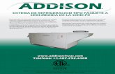 ADDISON - rg-cloud.com · • Ideal para el tratamiento del 100% aire exterior. Unidades disponibles con compresores scroll digitales opcionales recalentamiento de gas refrigerante