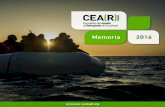 Memoria 2016 - cear-euskadi.org · Memoria 2016 . 2 MEMO R IA 2016 Más de 25 años nos avalan como organización ... Un bote de goma, con unas 140 personas a bordo, es remolcado