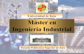 Universidad de Jaén Máster en Ingeniería Industrialeps.ujaen.es/2015_Pres Master Ing Ind.pdf · curso 2015-16 Mayo 2015 ... Sist. Electrónicos e Instrumentación Industrial 5