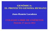 EL PROYECTO GENOMA HUMANO - .EL PROYECTO GENOMA HUMANO BASE MOLECULAR DE LA HERENCIA • La información