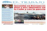 Incendio en Barrancas deja a dos abuelitos en la calle y ... · pequeña niña que sufrió grave accidente Pág. 12 Accidente ocurrió el 14 de marzo: ... INTERNET: • e-mail: diario@eltrabajo.cl