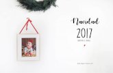 Navidad 2017 - DAGUERROTIPAS€¦ · deseos para el Año Nuevo. * pack 8 unidades ... El álbum de toda la vida se viste para la Navidad, con las tapas en tela gris y una foto en