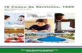 IX Censo de Servicios, 1986 - …internet.contenidos.inegi.org.mx/contenidos/productos/prod_serv/... · Durante el último cuatrimestre de 1986 se llevó a cabo ... La historia de