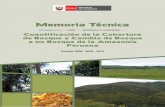 Memoria Técnica - minam.gob.pe · Memoria Técnica Cuantificación de la Cobertura de Bosque y Cambio de Bosque a no Bosque de la Amazonía Peruana Periodo 2009 - 2010 - 2011 Ministerio