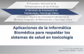 Aplicaciones de la Informática Biomédica para …ciemto.medicinaudea.co/system/comfy/cms/files/files/000/000/247... · Aplicaciones de la Informática Biomédica para respaldar
