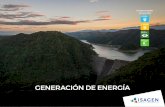 GENERACIÓN DE ENERGÍA - isagen.com.co · ron al 65% del valor promedio histórico la mayor parte del año. Durante el segundo semestre se presentó un enfriamiento de las aguas