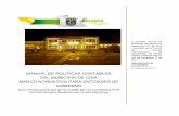 MANUAL DE POLITICAS CONTABLES DE ALCALDIA MUNICIPAL DE … de... · El objetivo principal de éste Manual de Políticas Contables es asegurar la ... que exigen la información contable