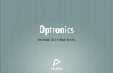 Optronics - OnlineWeb Optronics.pdf · Montar la plantilla con ángulo tal como se indica. Calibrado Montar la pieza en el tracer. Para montar la pieza en el tracer hay que elevar