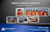 MINERA CHINALCO PERÚ S.A. - codelco.com · MINERA CHINALCO PERÚ S.A. ... adquirió el 100% de las acciones de Perú Copper Inc., dueña de MPC, ... SEGURIDAD LÓGICA GESTIÓN DE