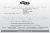 FINAL DECORS… · Decorsteel S.A. de C.V. es una empresa Mexicana localizada en la Cd. de Monterrey, México con experiencia en la fabricación y comercialización de productos para