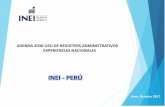 INEI - PERÚ - cepal.org · El INEI como ente rector del SEN, asume la responsabilidad de realizar el seguimiento y monitoreo del progreso de los 17 Objetivos, pone a disposición