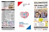 HORARIO TIPO BALONCESTO · Datos del alumno/a ... El XXV Campus de Baloncesto Aragón está dirigido a chicos y chi-cas de todos los niveles: INICIACIÓN - MEJORA - TECNIFICACIÓN,