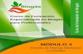 Curso de Formación Especializada en Biogás para … · Curso de Formación Especializada en Biogás para Profesionales 2 Módulo 4 Presentado por: EBP Autor: Hernán Quiroz Marchant